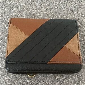 Chic Black and Brown Wallet
